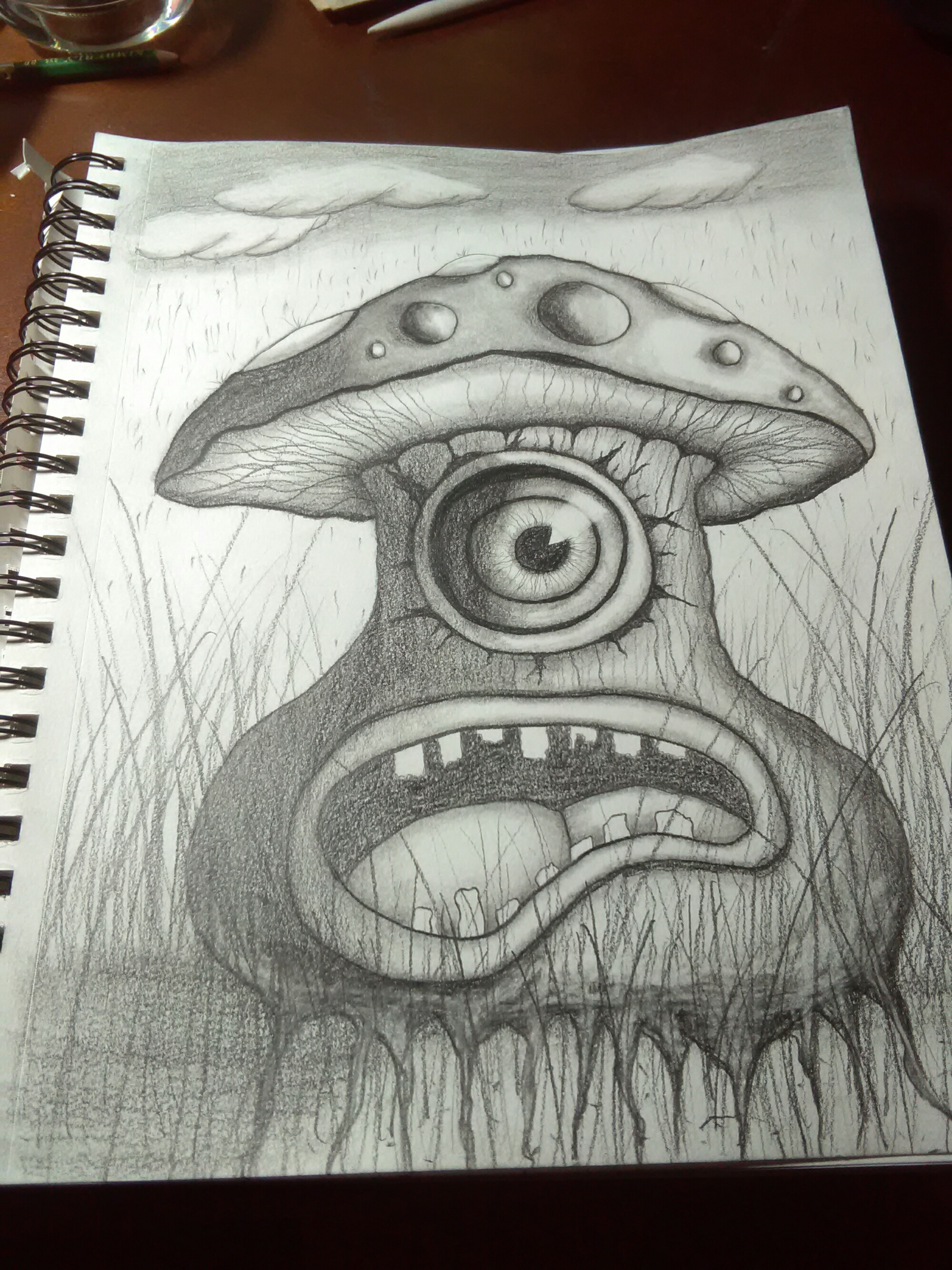 My Random Sketches  5 steps to draw Eye  Wattpad